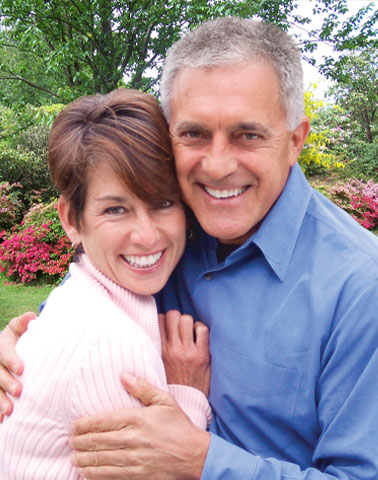 smiling couple